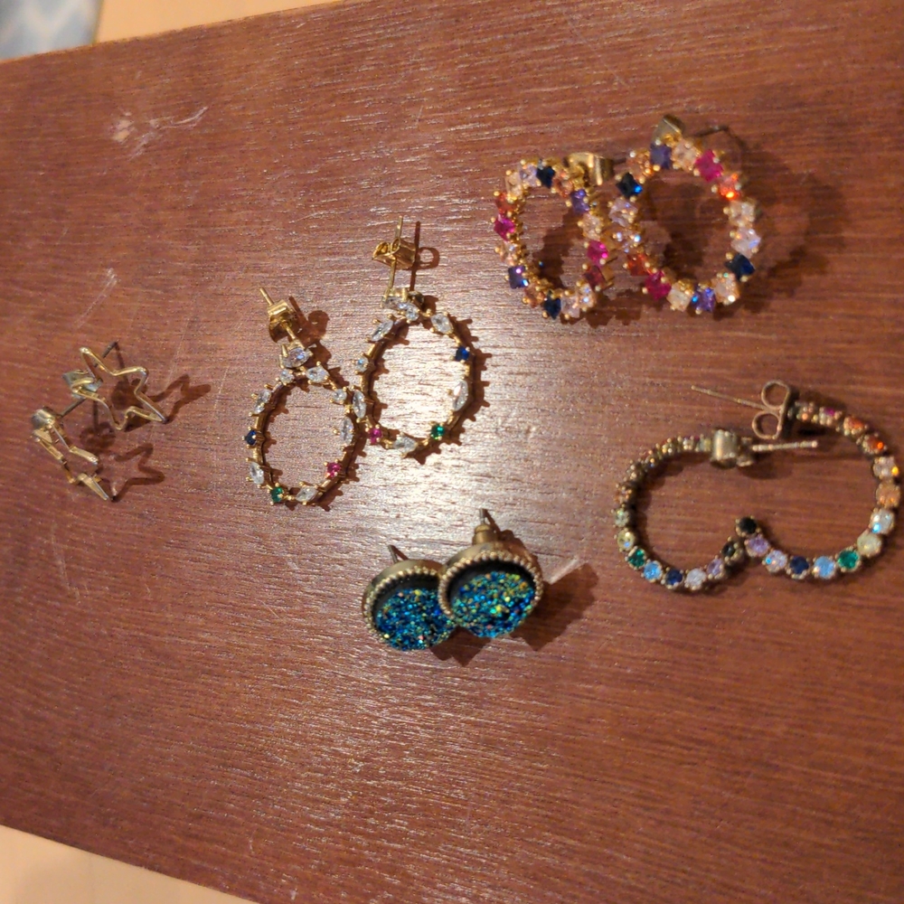 Assorted Rainbow Earrings - image 1